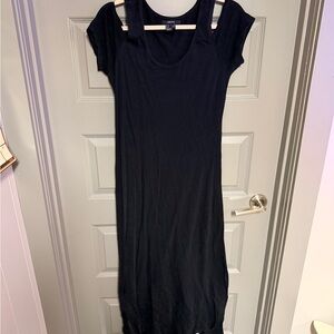 Forever 21 Black Midi Dress
